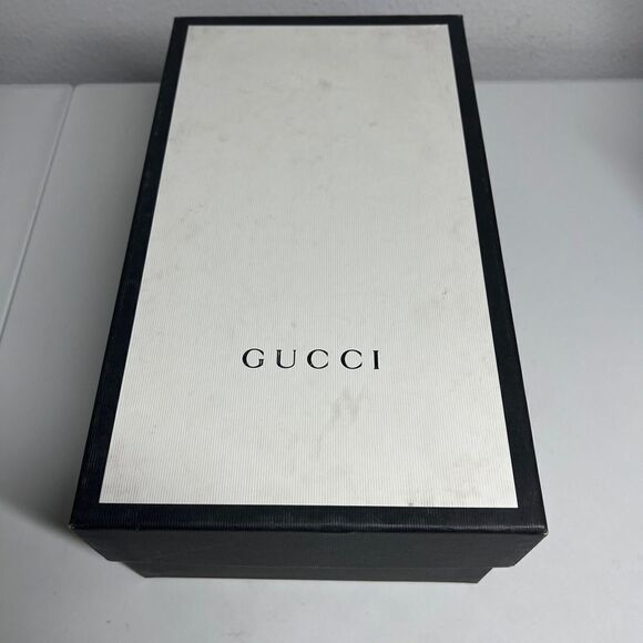Authentic Gucci Classic Black & White Empty Shoe Storage Gift Box 14.5 x 8 x 5” - Picture 7 of 12